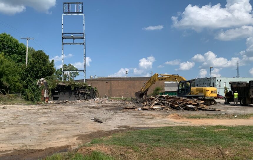 Ernie’s Exxon demolished as part of the Go Forward Pine Bluff initiative