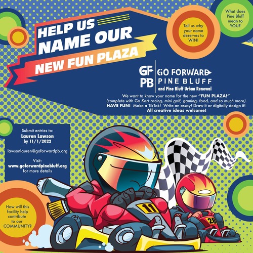GFPB and Urban Renewal announces name contest for new fun plaza