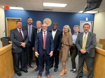 The Chief Justice of the Arkansas Supreme Court visited Jefferson County where he spoke with other judges