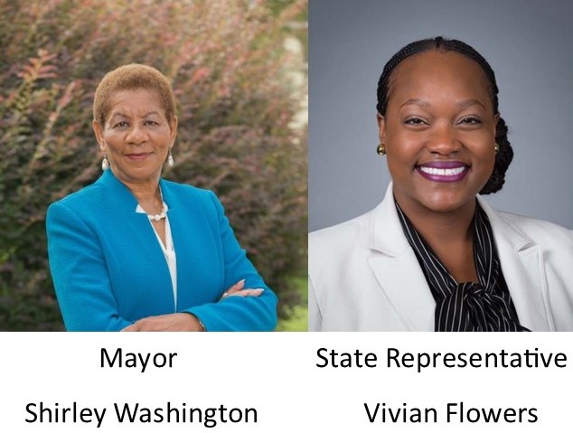 Catch the interviews with both Mayor Washington and Rep. Flowers tonight on the Oldies 1013 and Tuesday evening at 5:30 pm