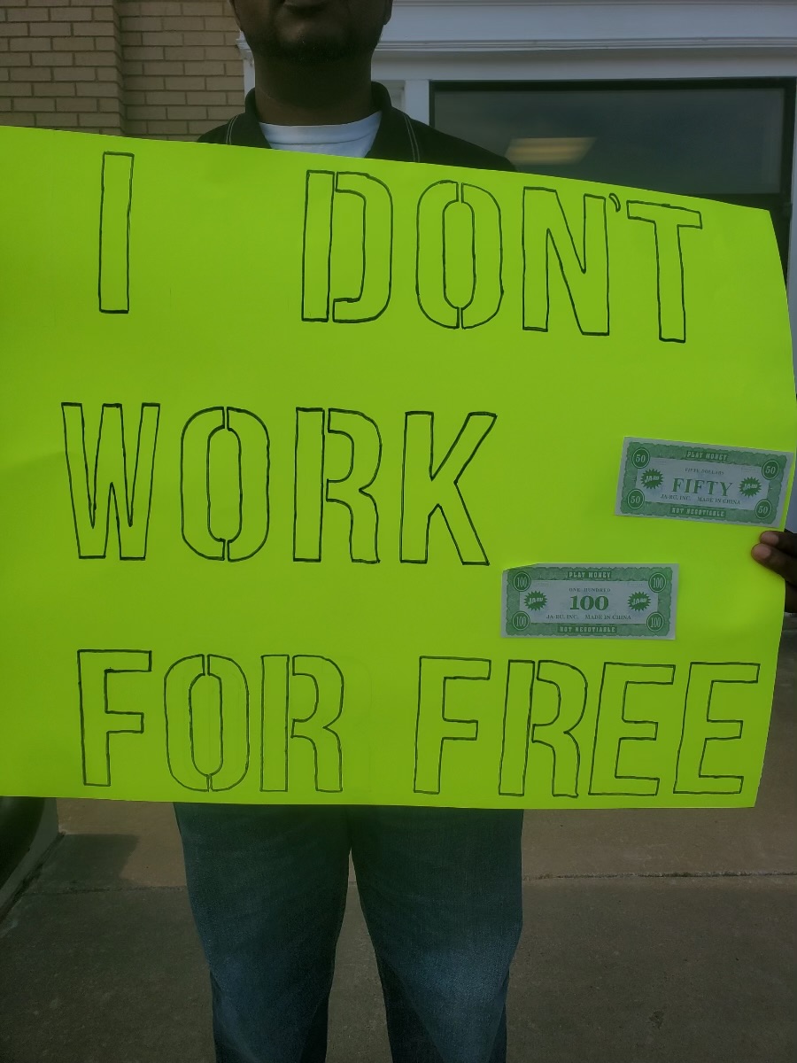 County employees paid a day late