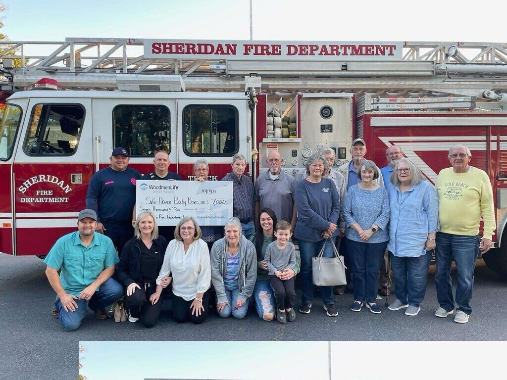 Sheridan Fire Department becomes first volunteer department in Arkansas to receive a Safe Haven Box