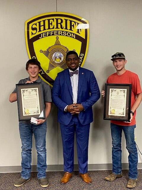 McDaniel Brothers Honored By Sheriff for Heroic Rescue Efforts in Jefferson County