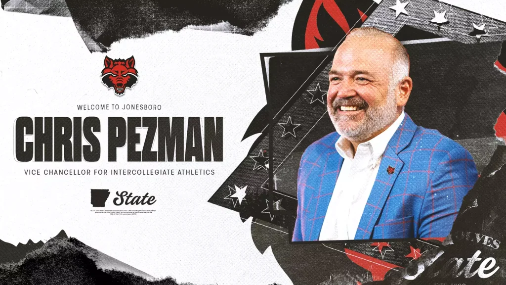 Chris Pezman Appointed as New Vice Chancellor for Athletics at Arkansas State University