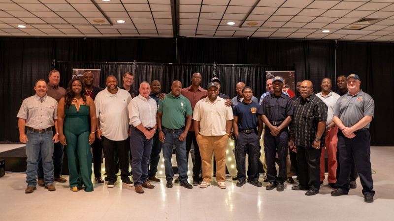 Current and retired Pine Bluff Fire and Emergency services members